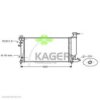 KAGER 31-3640 Radiator, engine cooling